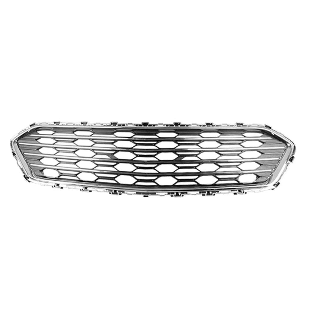 Replacement Chrome Plastic Front Center Grille for Toyota Hilux (2005–2015)
