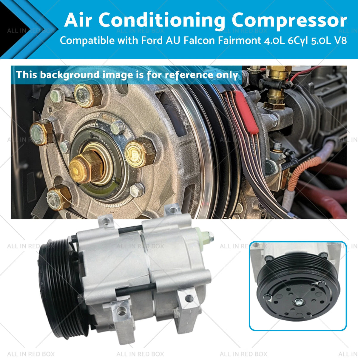 Air Conditioning Compressor for Ford Falcon Fairmont (1998–2003) ER19D629A