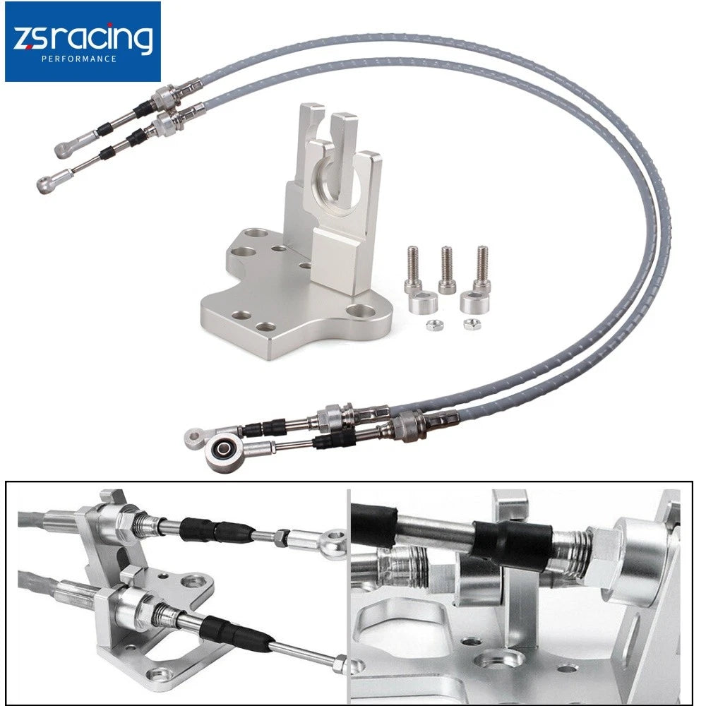 Shifter Cables with Bracket for Honda H Series Swap EG EK