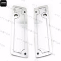 Chrome Saddlebag Latch Covers for Harley Hard Touring (2014–2023)