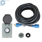 30 Amp Generator Extension Power Cord L14-30 for Power Inlet Box (75 FT)