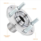 Front Left Right Wheel Hub w/Studs for Honda Civic Del Sol (1992–2000)