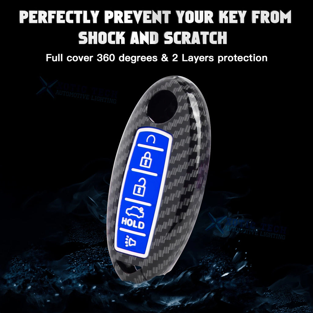 Silicone Button Remote Key Cover Case Protector for Infiniti (2011-2015)