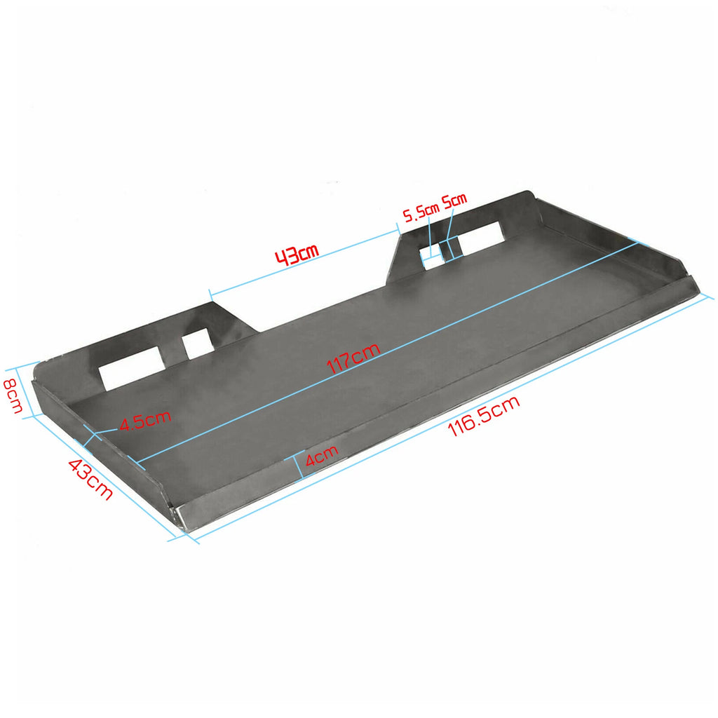 1/2" Steel Quick Tach Mount Plate for Bobcat Skidsteer