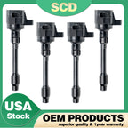 Set of 4 Ignition Coils for Honda Fit 1.5L L4 /16-20 Civic 2.0L Accord 30520-5R0-013