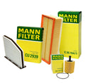 Set of 4 Mann Oil Air Paper Cabin Filters for A3 Golf Jetta (Turbo Diesel)