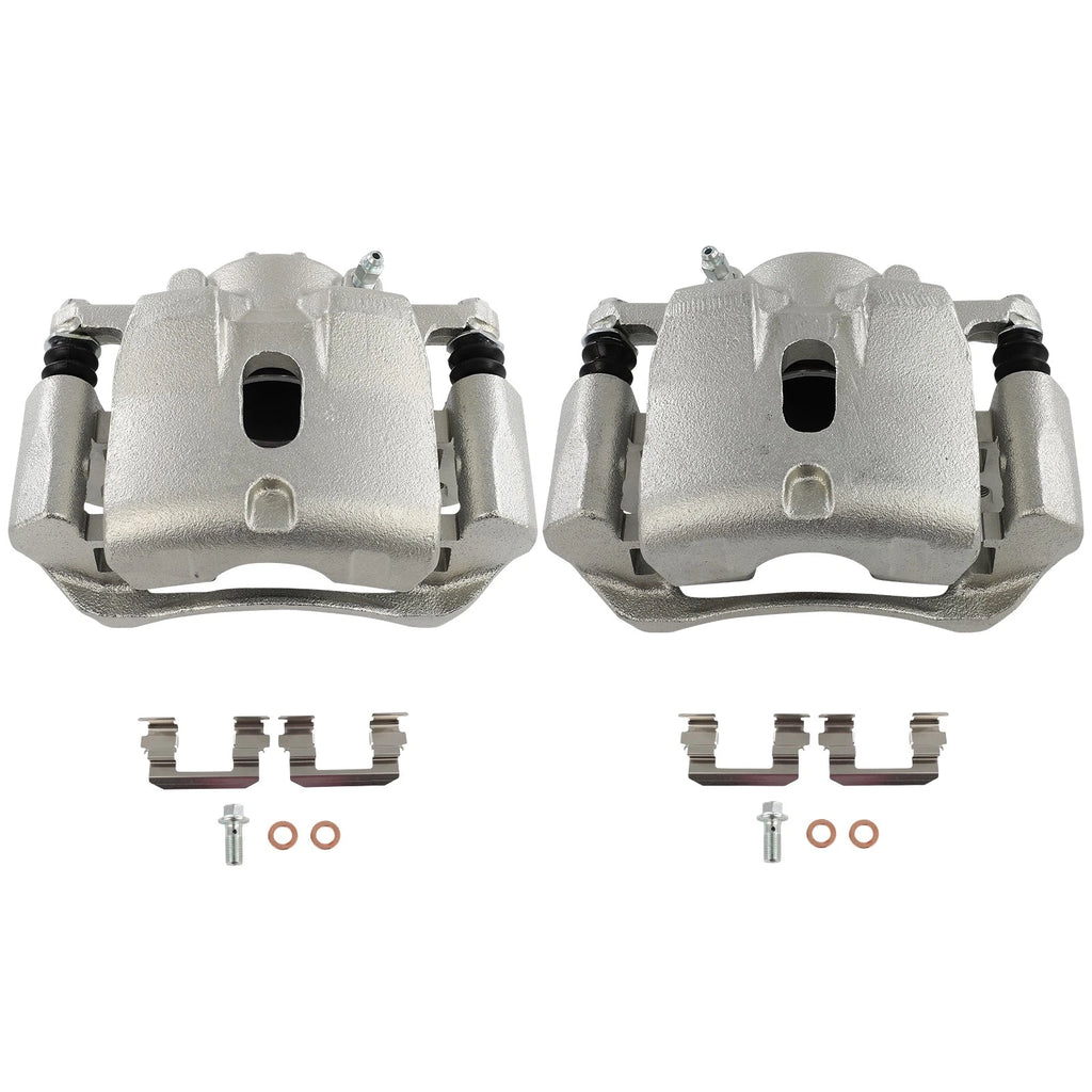 Set of 2 Front Brake Calipers with Bracket for Honda Pilot (2003–2008)