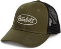 Mesh Back Trucker Hat for Peterbilt Motors (Green/Black)