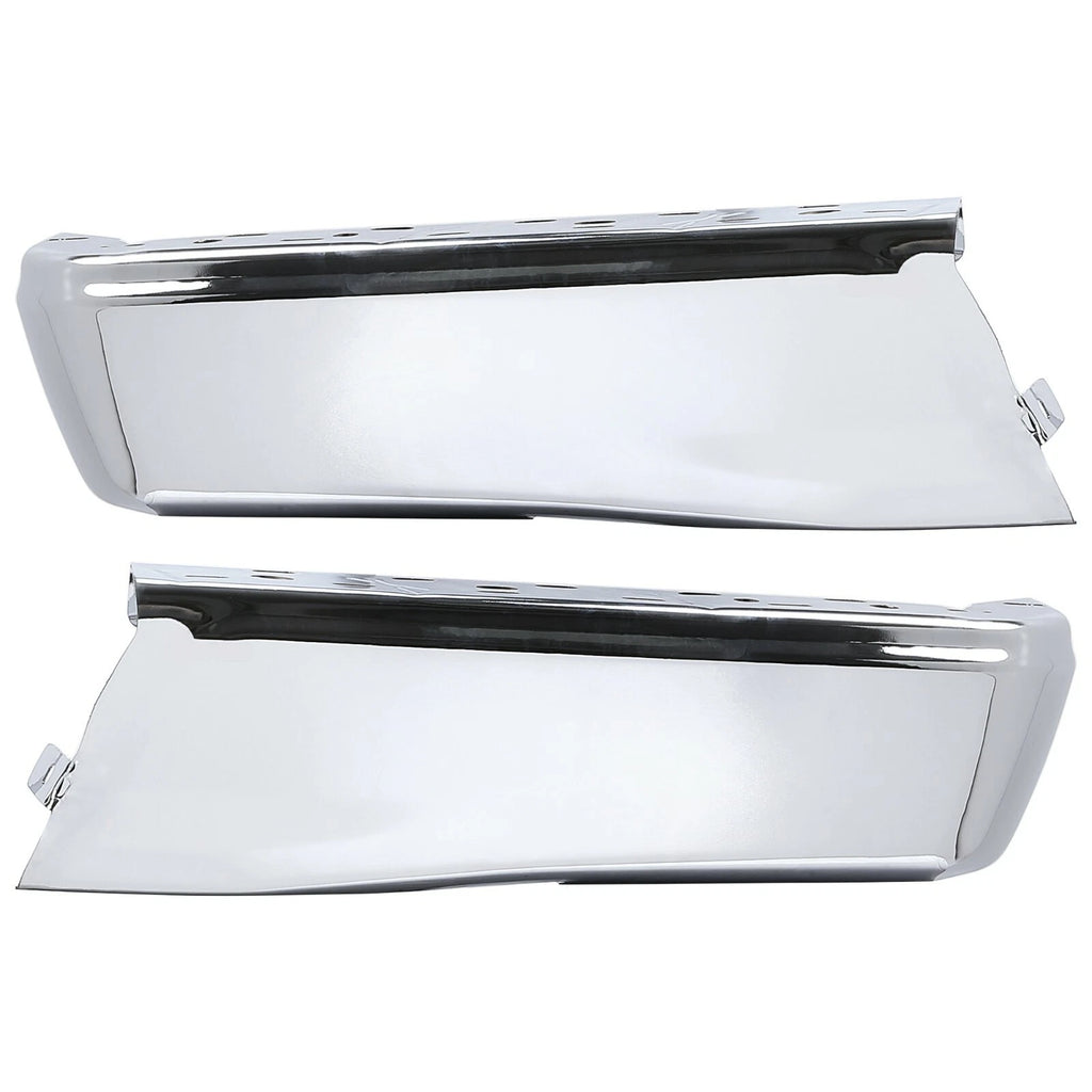 Set of 2 Chrome Rear Bumper Face Bar End Caps for Ford F150 (2015–2020)