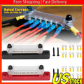 2X 12V Terminal Block Bus Bar with Covers for Auto Boat Power