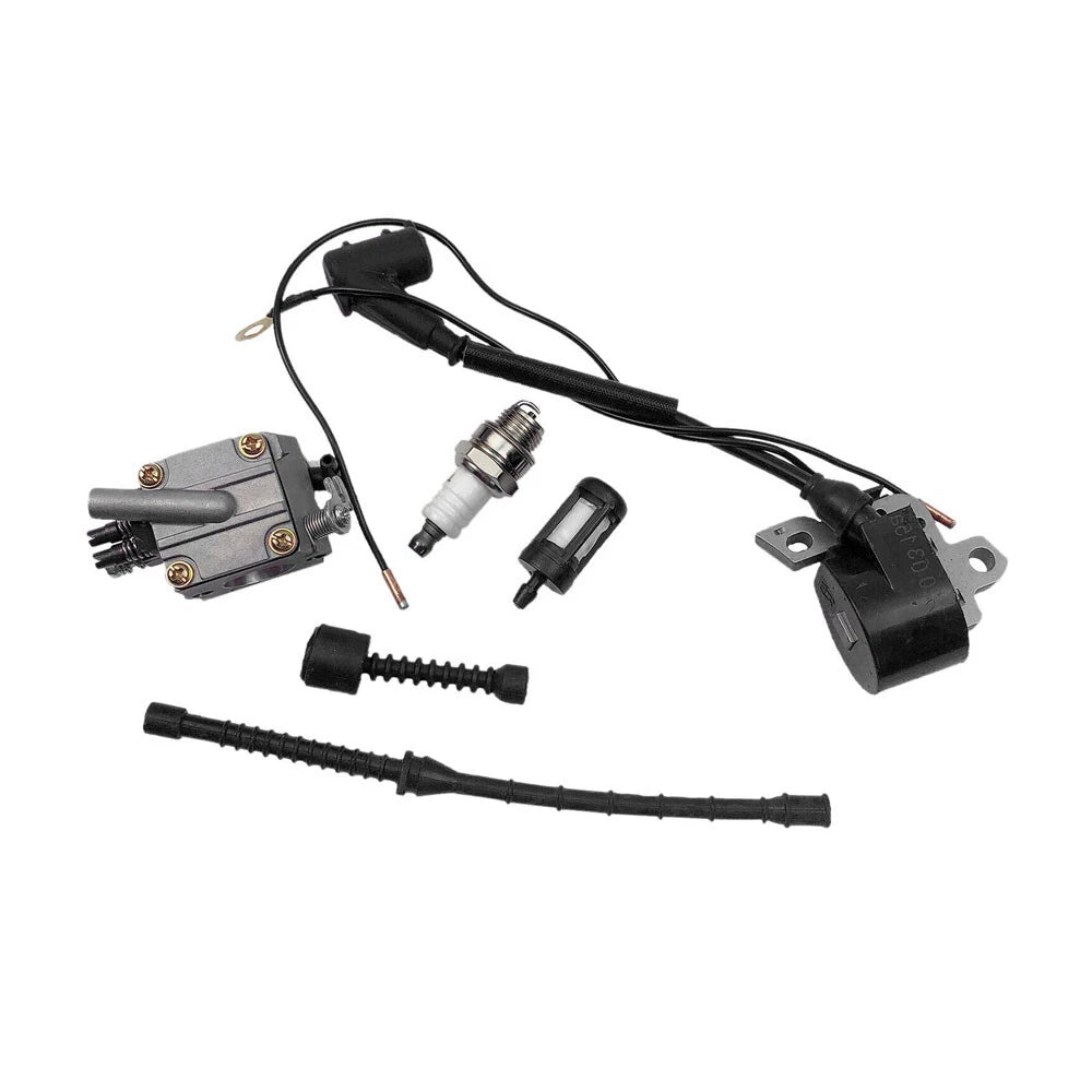 Carburetor Ignition Coil Fuel Filter Kit for STIHL 038 MS380 MS381 (N/A)