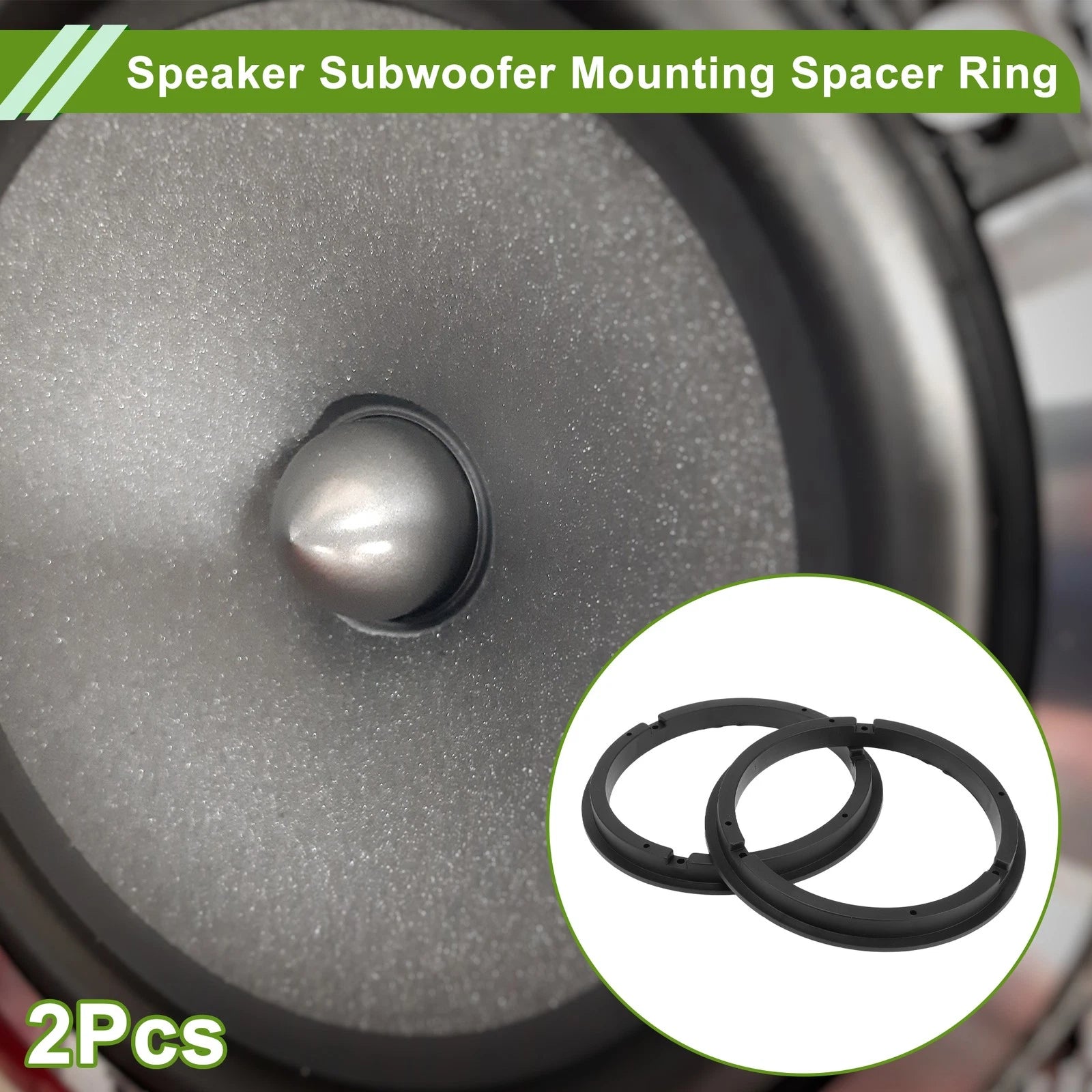 2X Speaker Spacer Ring Adapter for Suzuki Grand Vitara (2006–2014)