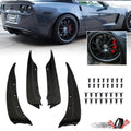Set of 4 Molded Splash Guards for Chevrolet Corvette (2005–2013)
