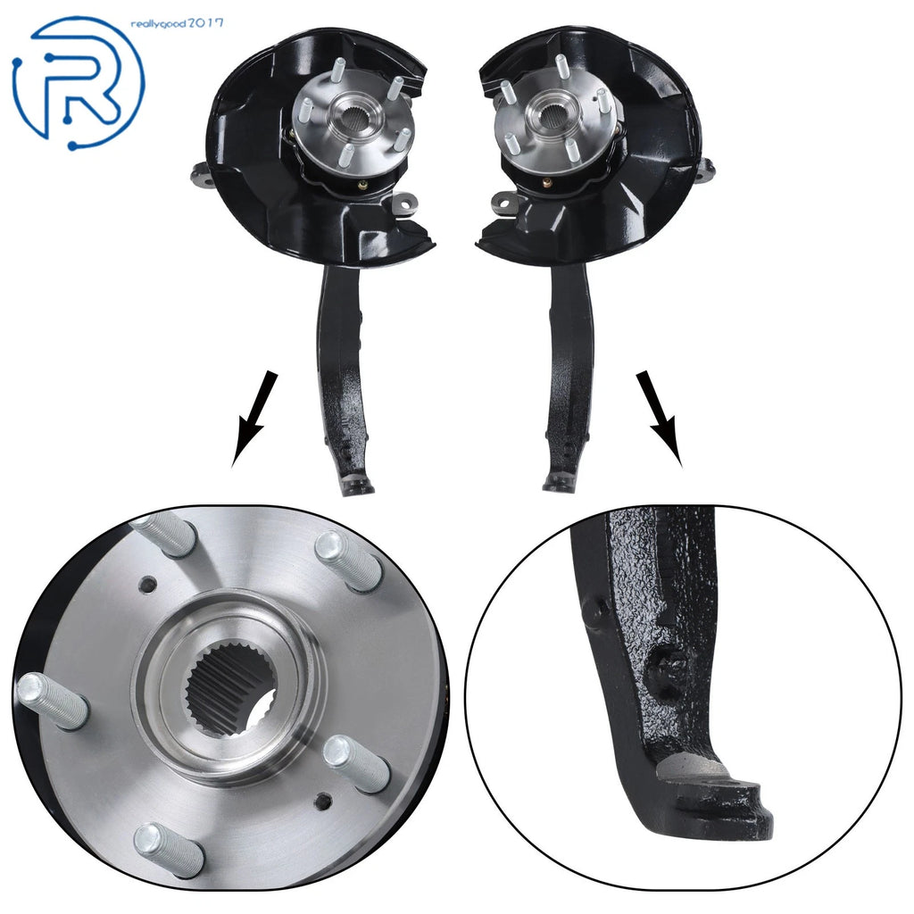 Pair Front Wheel Bearing Hub Assembly for Honda Accord (2008-2012)