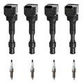 Set of 4 Ignition Coils & Iridium Spark Plugs for Elantra Forte (2011–2016)