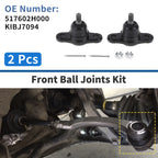 2X Front Lower Ball Joints for Hyundai Elantra (2005–2011) No. 517602H000/KIBJ7094
