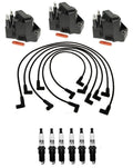 Set of 3 Ignition Coils & 6 Spark Plugs for Chevy Camaro Pontiac