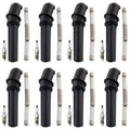 Set of 8 Denso Platinum TT Spark Plugs & NGK Coil Boots for E150 F150 Mustang V8