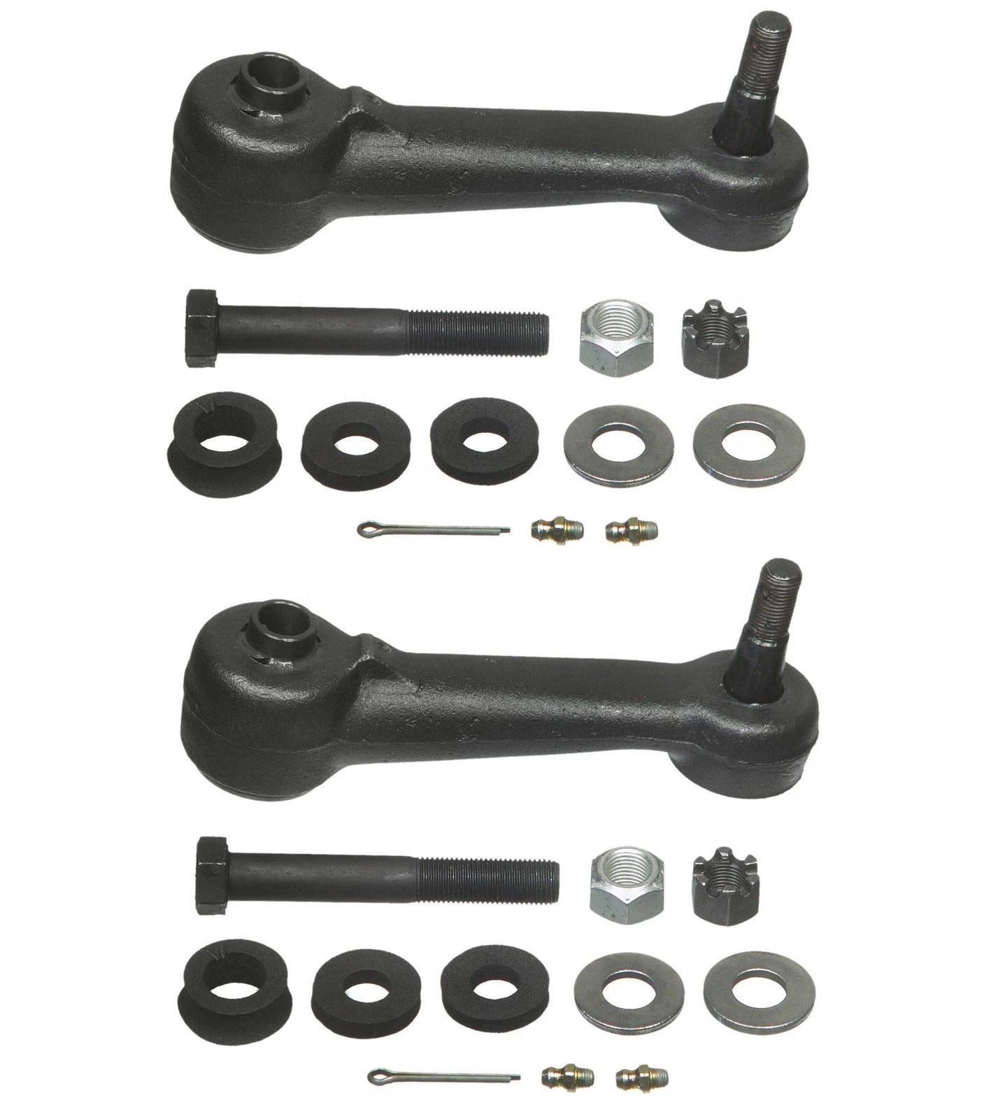 Set of 2 Steering Idler Arms Moog for Dodge B100 B2500 CB300 Plymouth PB100