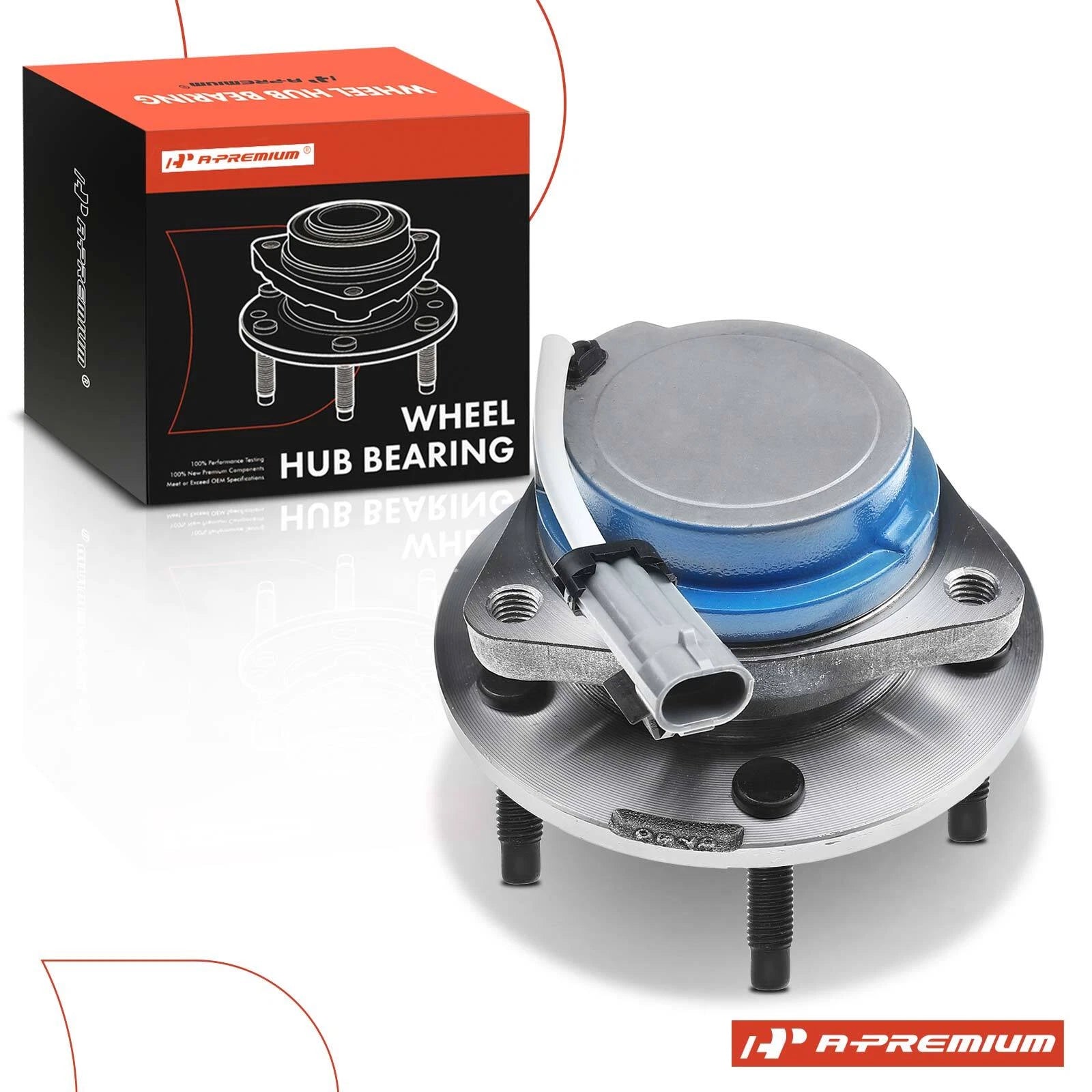 Front Wheel Hub & Bearing Assembly with ABS for Cadillac CTS STS (2003–2011)