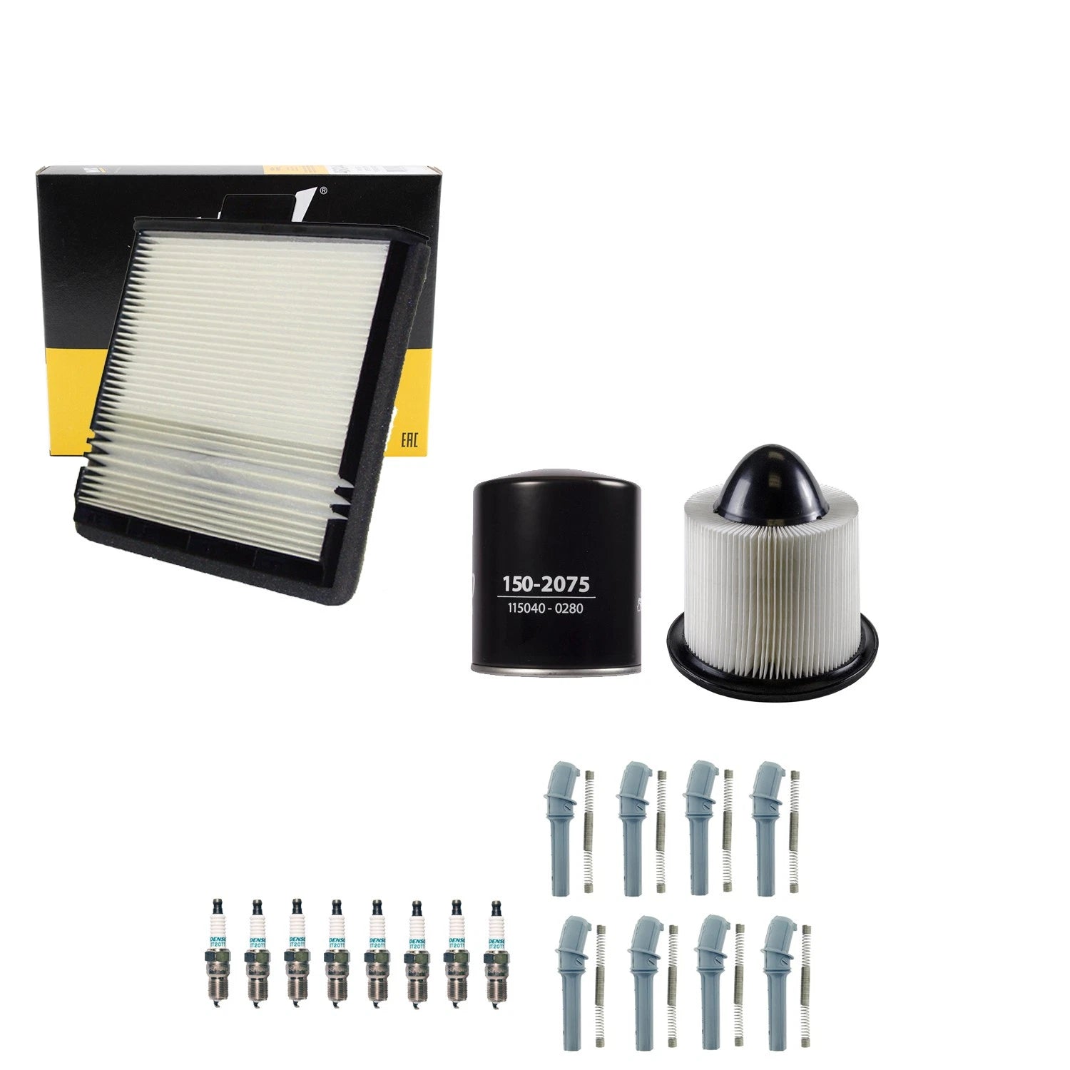 Tune Up Kit with 8 NGK Spark Plugs & Boots for F-150 F-250 F-350 (2004–2008)