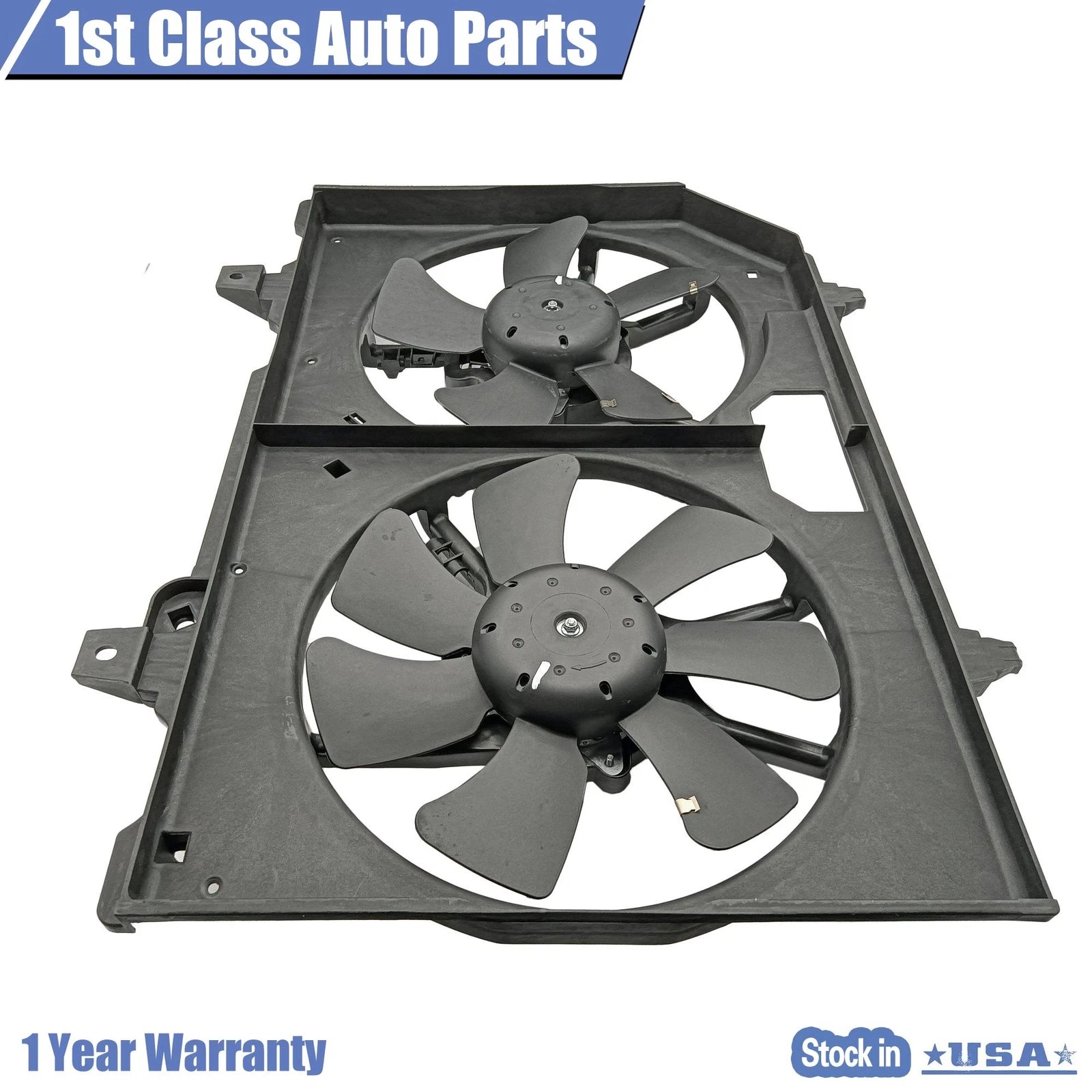 Dual Radiator Cooling Fan with Shroud Assembly for Nissan X-Trail (2004–2013)
