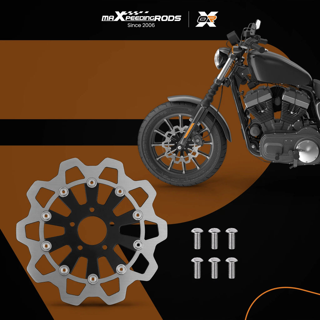 11.8" Floating Front Brake Rotor for Harley-Davidson Touring 08-19 Softail 15-24