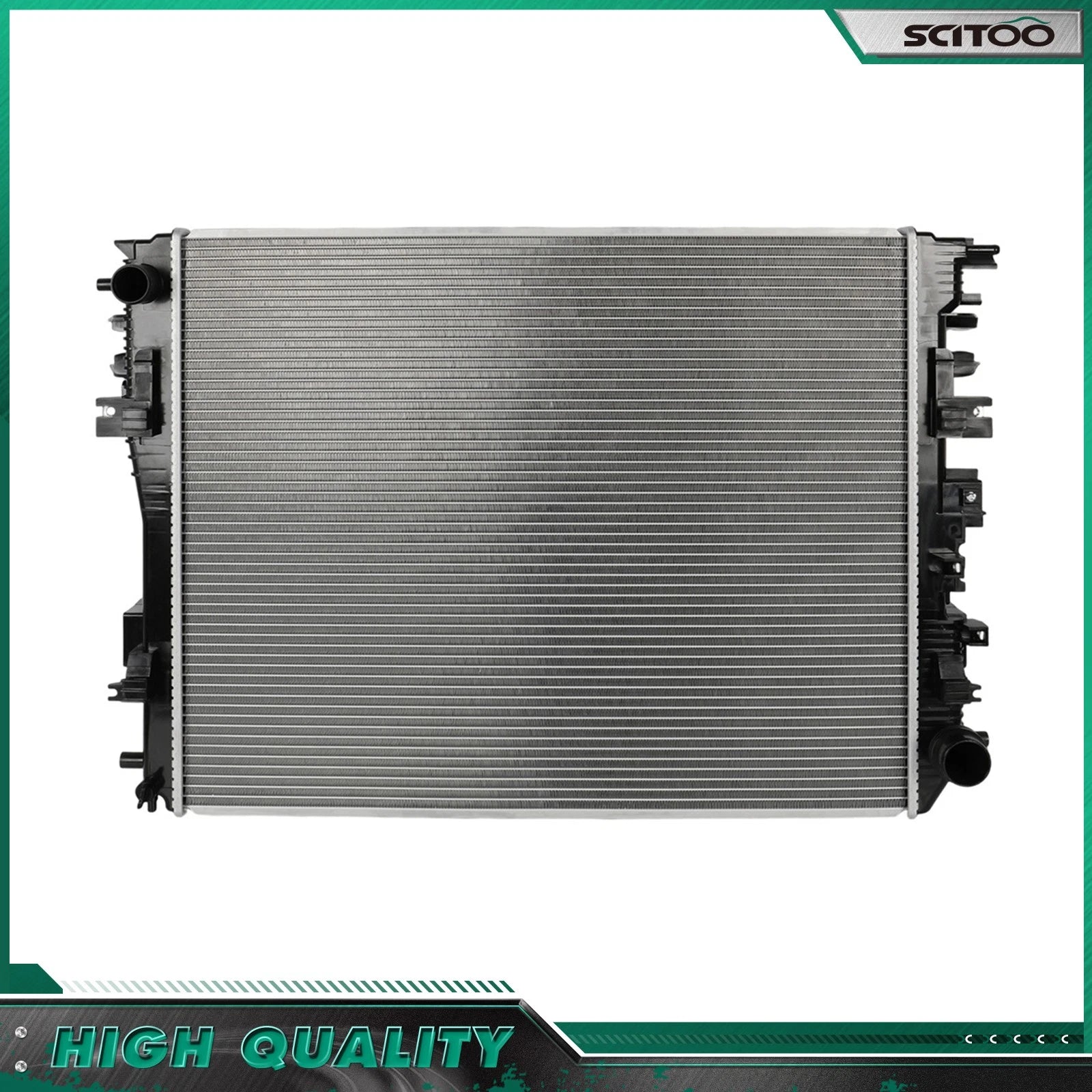 Aluminum Radiator for Ram 1500 2019–2022 3.6L V6 without Oil Cooler
