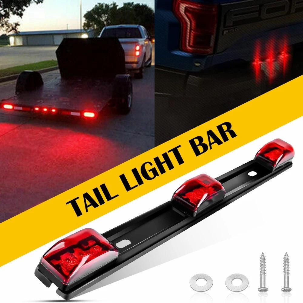 3X LED Clearance Marker Light for Trailer (Waterproof)