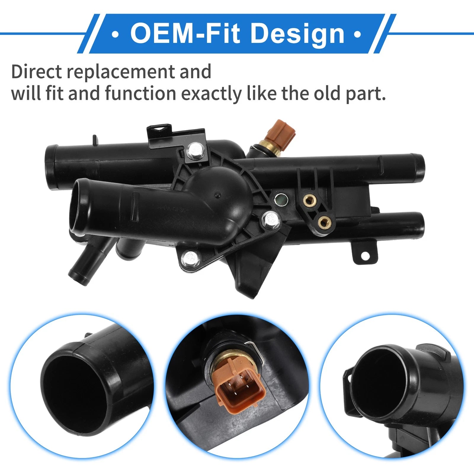 Engine Coolant Thermostat Housing Assembly for Kia Optima Sportage (2011–2016) No. 256002G500