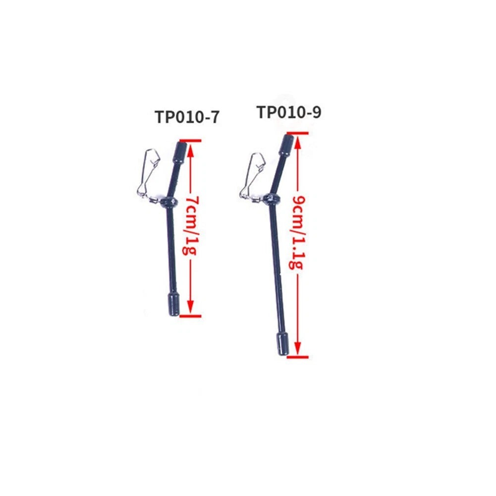 5Pcs Anti-Tangle Feeder Boom Spacer with Snaps Connector for Fishing