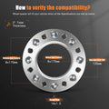 4X 2" Wheel Spacers 8x170 14X1.5 for Ford F-250 F-350 Super Duty (2003–2022)