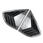 Carbon Fiber Rear Window Louver Shutter Cover Trim for BMW X4 F26 (2014–2018)