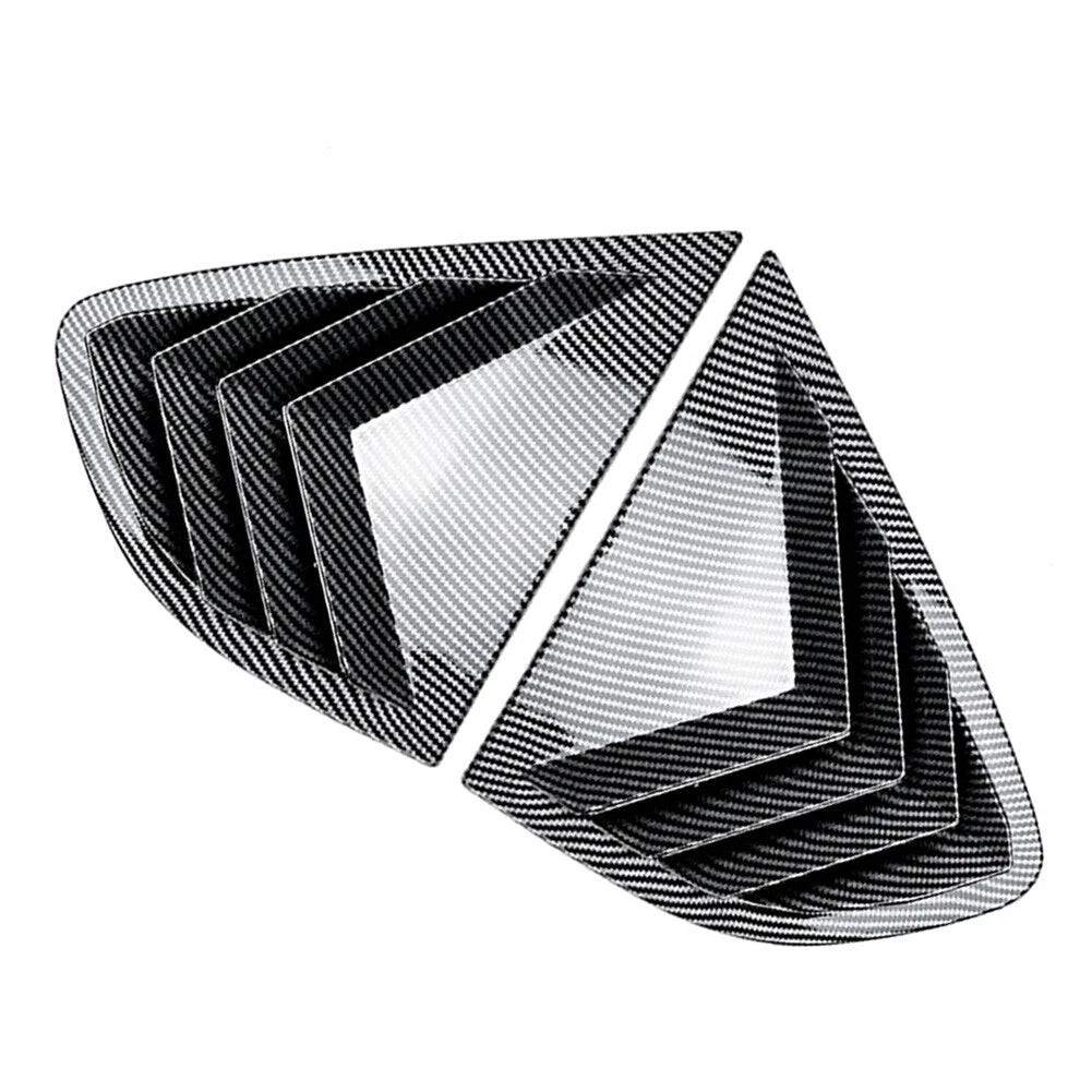 Carbon Fiber Rear Window Louver Shutter Cover Trim for BMW X4 F26 (2014–2018)