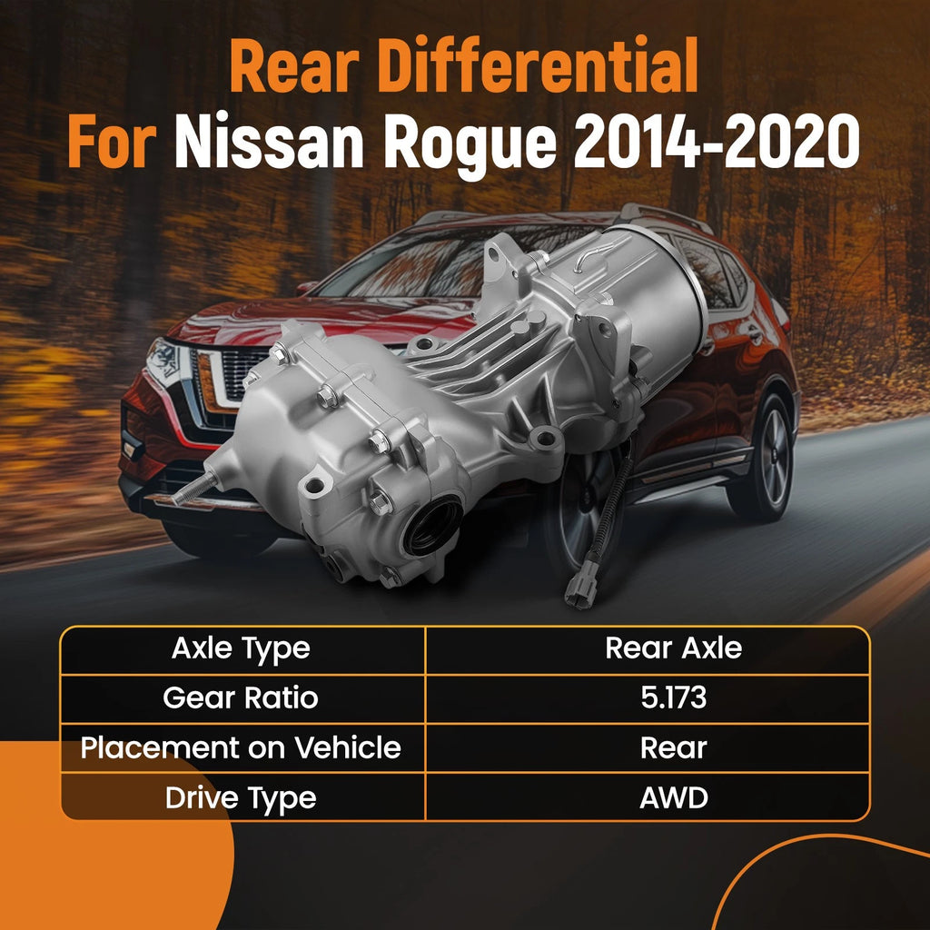 Rear Differential for Nissan Rogue, Murano, Rogue Sport (2014–2020) AWD 5.173
