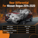 Rear Differential for Nissan Rogue, Murano, Rogue Sport (2014–2020) AWD 5.173
