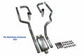 Dual Exhaust Kit for Ford F150 (2015–2020) - All-Stainless, Side Rolled Tip