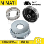 Rear Brake Cover Drum & Brake Shoes Kit for Yamaha Kodiak 400 4x4 (2003)