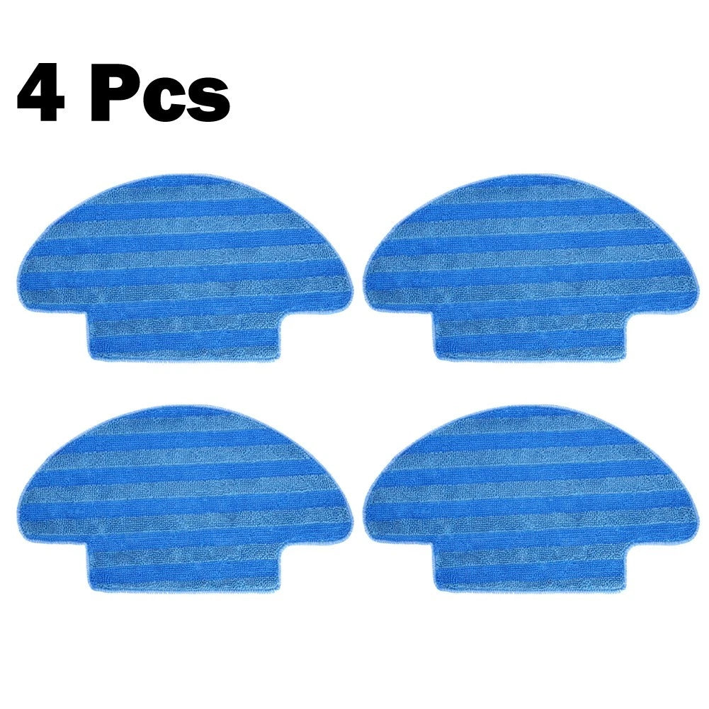 Set of 4 Mop Cloths for Dexp MMB300 Vacuum Cleaner