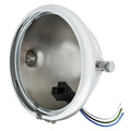 Motorcycle Headlamp Housing Bucket Chrome Side Mount for 5-3/4 Inch (2000–2025)