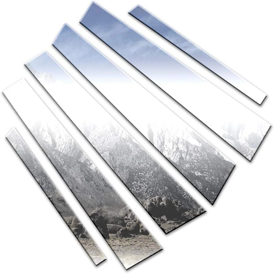 Luxury FX Chrome Pillar Post Trim 6pc for Mercedes C Class (2001–2007)