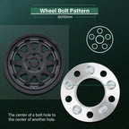 2X 1" Wheel Adapters 5x4.5/5x114.3 to 5x110 12x1.5 for Honda Accord Civic CR-V