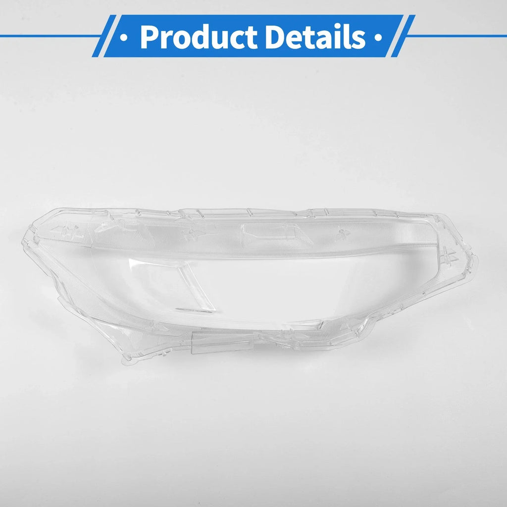 Car Front Left Headlight Lens Cover for Honda Civic (2016-2018)