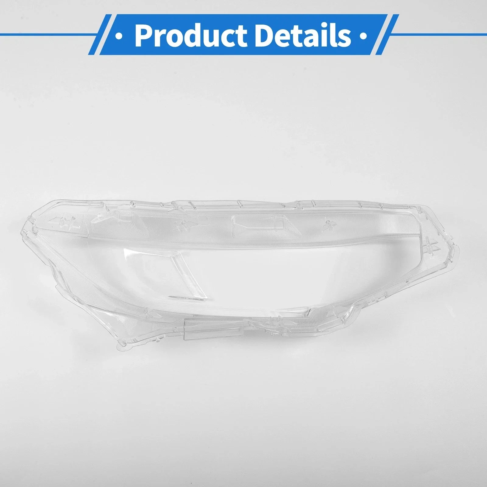 Car Front Left Headlight Lens Cover for Honda Civic (2016-2018)