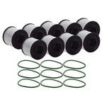 Set of 9 Wix XP Engine Oil Filters for Lexus Pontiac Scion Toyota L4