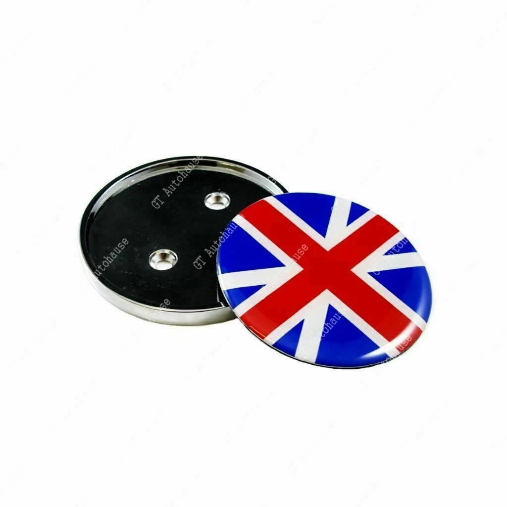 Front Grill Badge Red Blue England UK Flag for Mesh Grille (2011-2020)