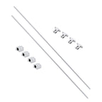 Set of 2 Linear Rail Shaft Guides for Make Model