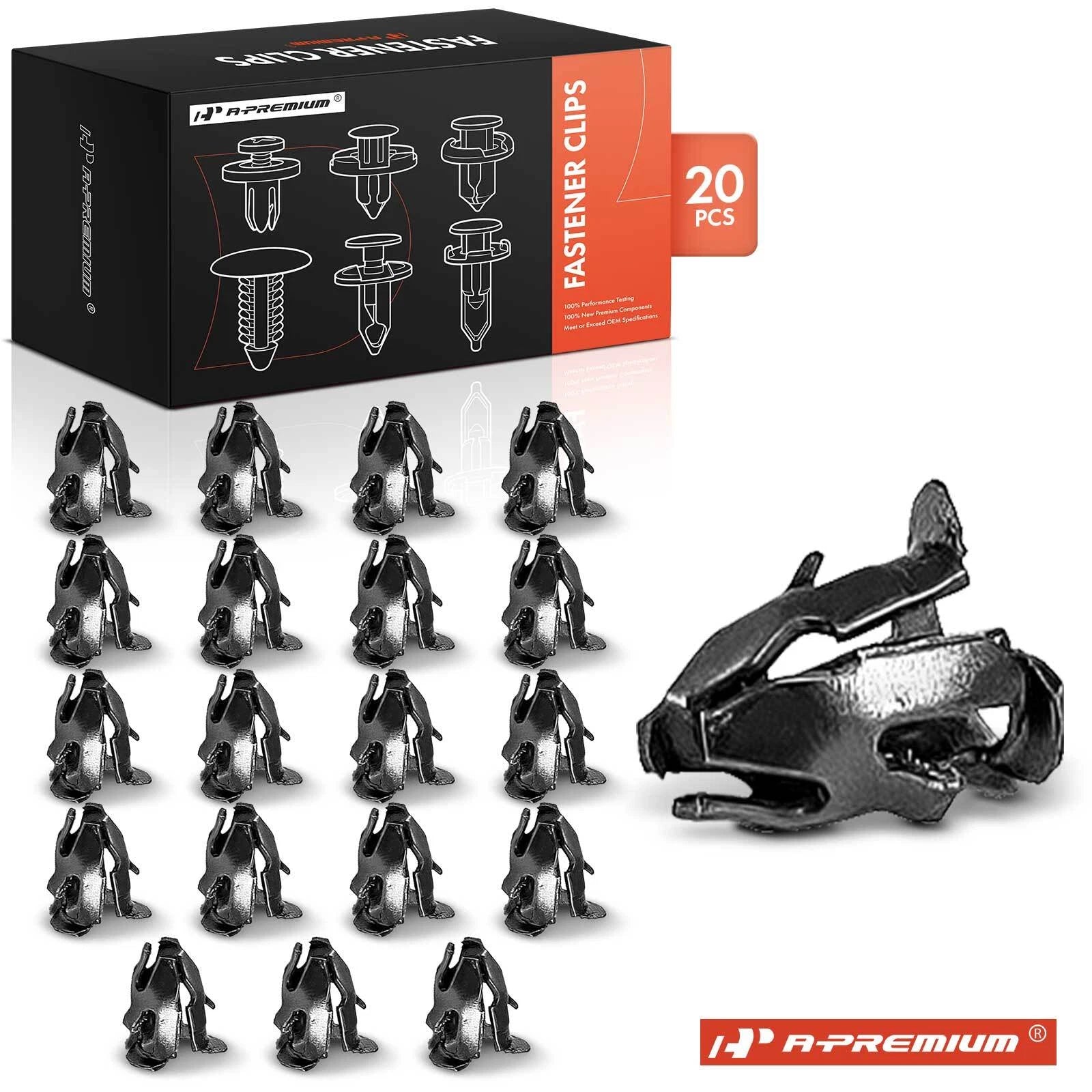 Set of 20 Fender Retainer Clips for Ford 
