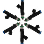 Set of 8 Fuel Injectors for Ford Expedition, E-150, E-250, E-350