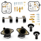 Carburetor Repair Rebuild Kit w/Intake Manifold for Yamaha V Star XVS650 (1998–2016)